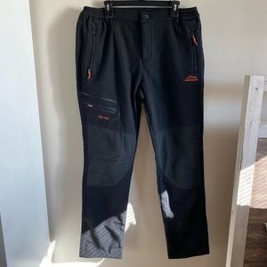 Flexible waist snow pants